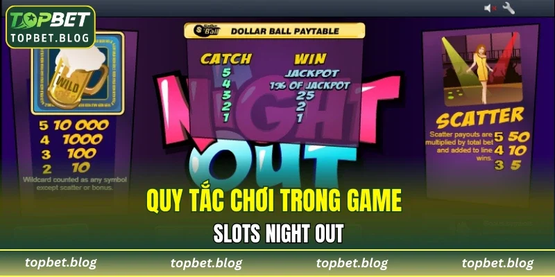 Quy tắc chơi trong game Slots Night Out